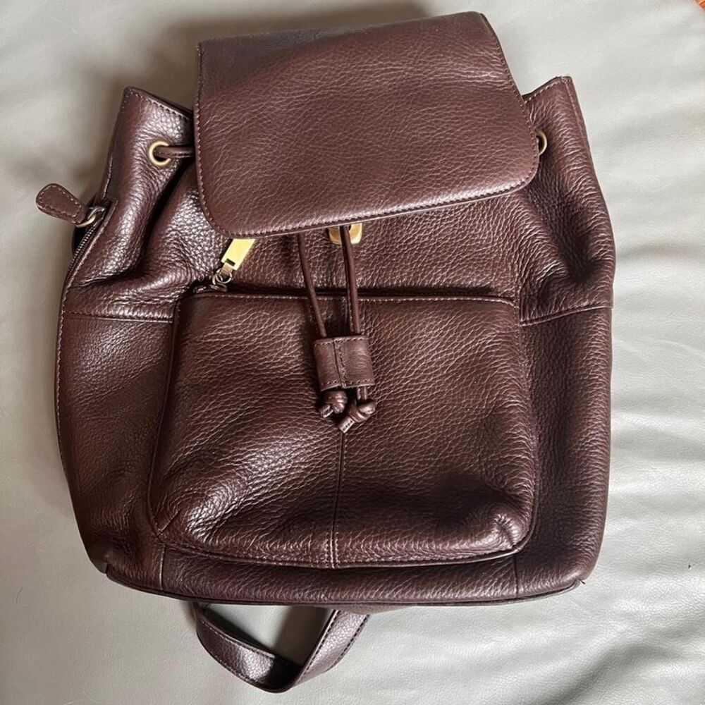 Liz Claiborne Vintage Women's Brown Backpack Bag